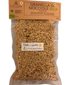 6 x 250g bio Haselnüsse del Piemonte tostate granella – grob gemahlen 4-5mm vakuumiert für Müesli