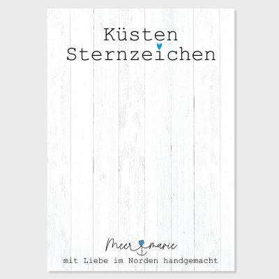 Meermarie Schlüsselanhänger Küstensternzeichen „Strandkrabbe“ (Dezember) – Bild 3