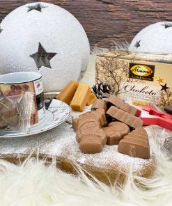 CHOKETO Winterfreunde KARAMELLMILCH – Low Carb & Keto Schokoladenfiguren – handgemacht