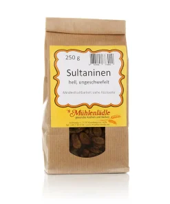 Sultaninen hell ungeschwefelt 250g